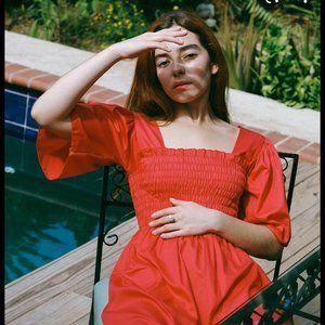 Lisa Says Gah Red Toni Mini Dress